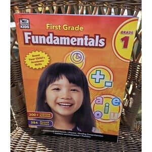 First Grade 1  Fundamentals Paperback By Thinking Kids Homeschool Book Learning